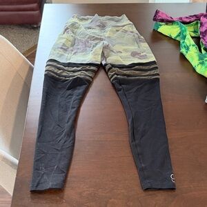 Bombshell Sportswear Black and Gray Leggings